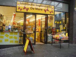 Tropische supermarkt de Mare